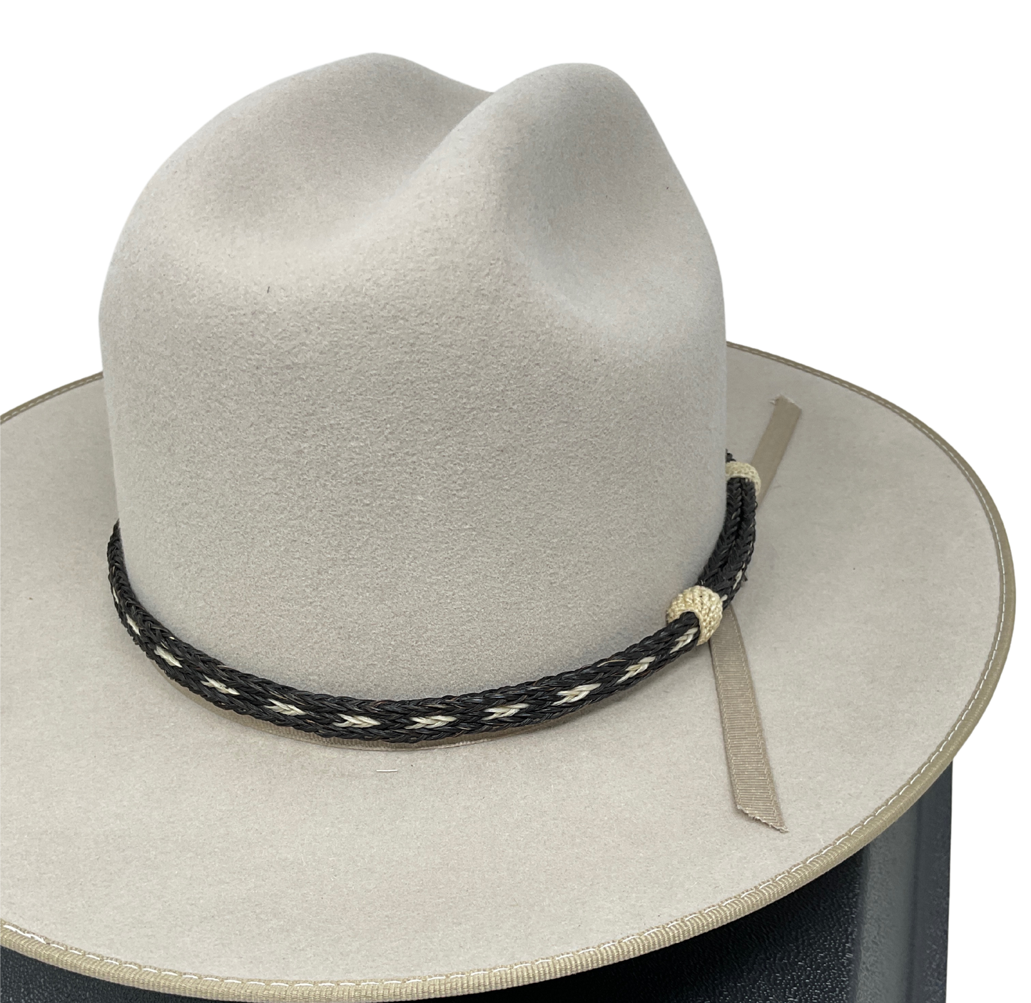3 Strand Horsehair Hat Band with Knots