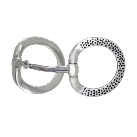 056 -  Black Rasp Eggbutt Snaffle