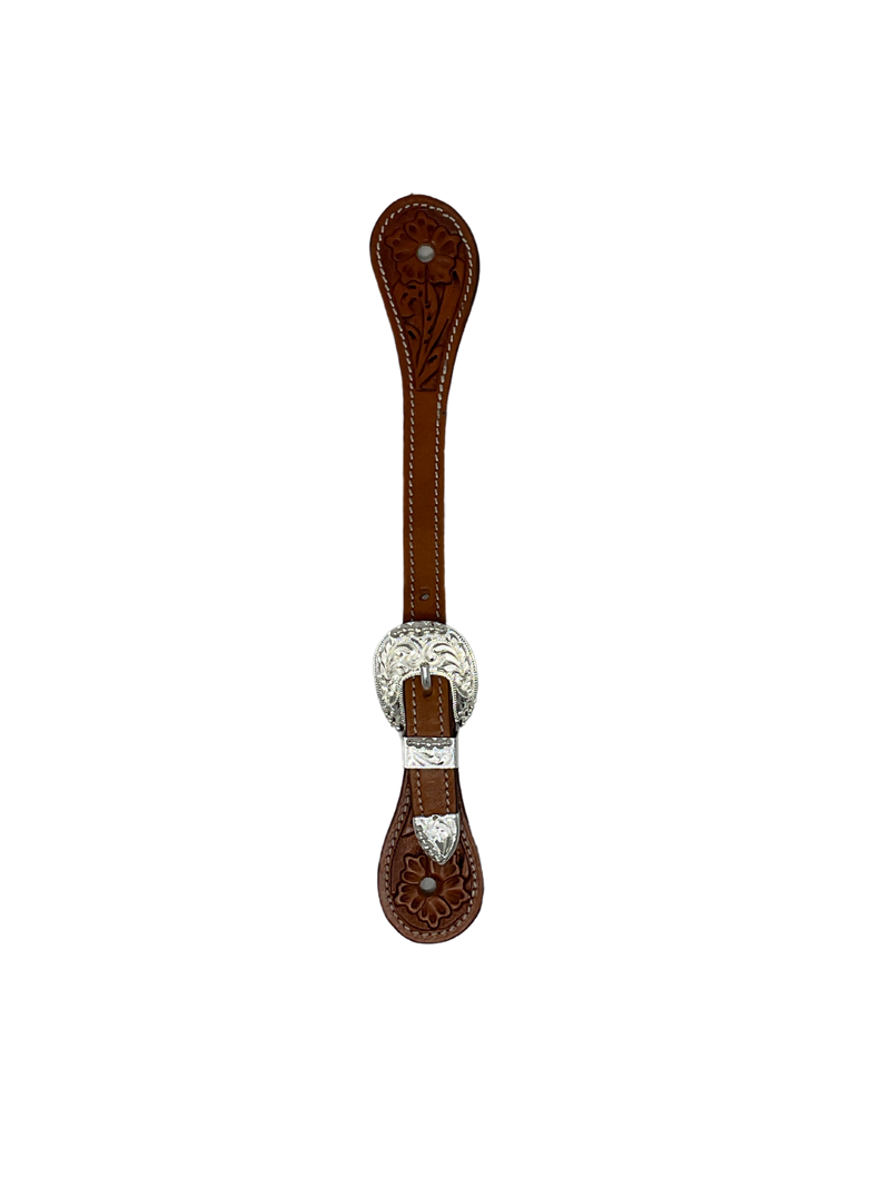 Men's Spur Strap w/Silver Plate