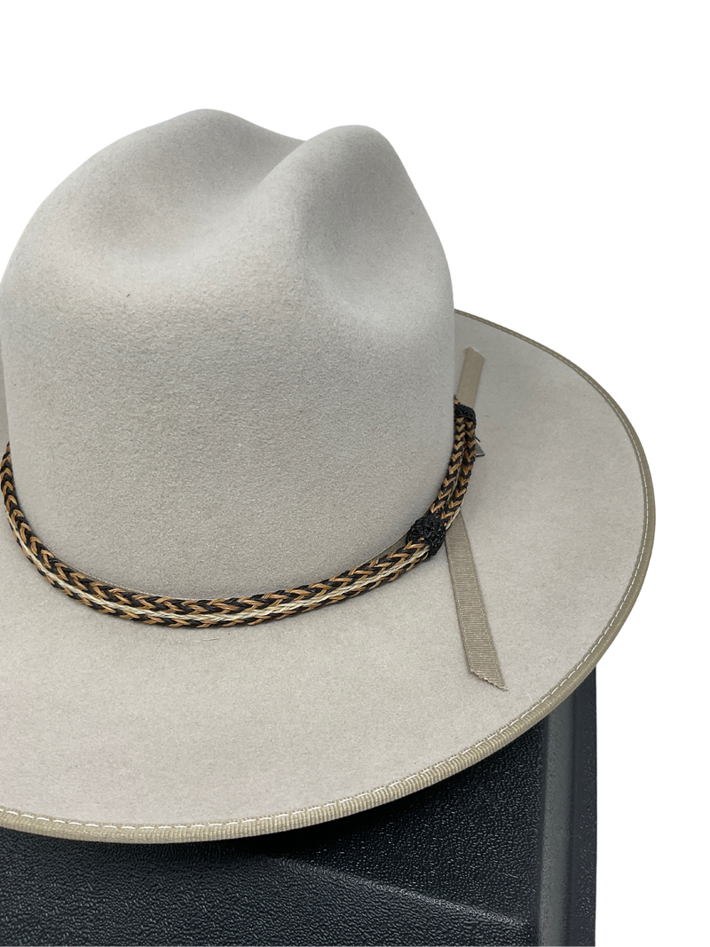 3 Strand Horsehair Hat Band with Knots