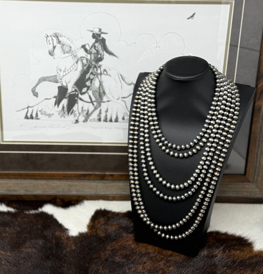 8mm Navajo Pearl Necklace