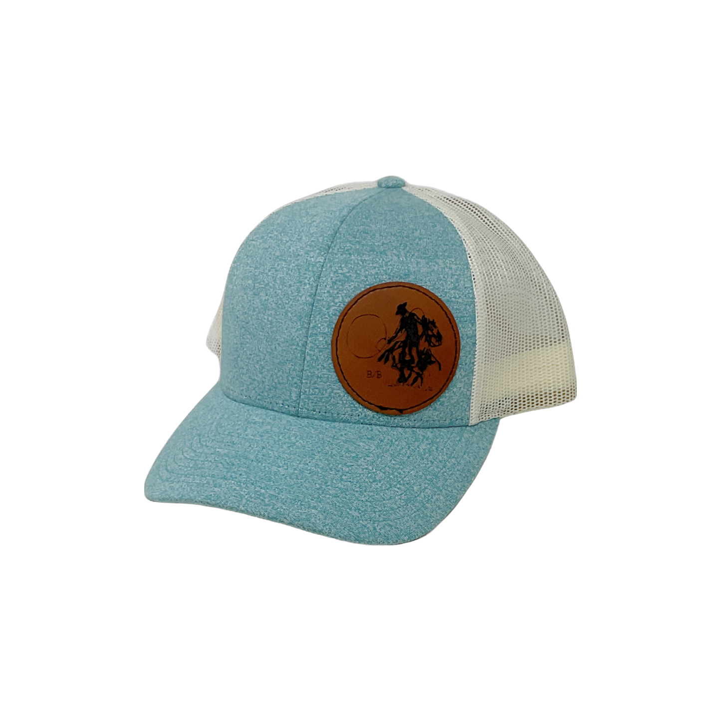 Leather Patch Buckaroo Cap