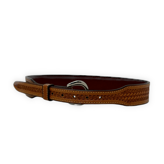3/4" Basket Stamped Belt