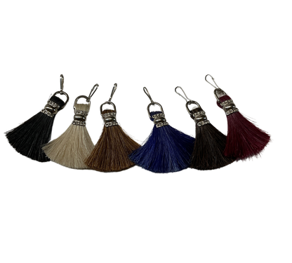 Horsehair Fan Zipper Pull