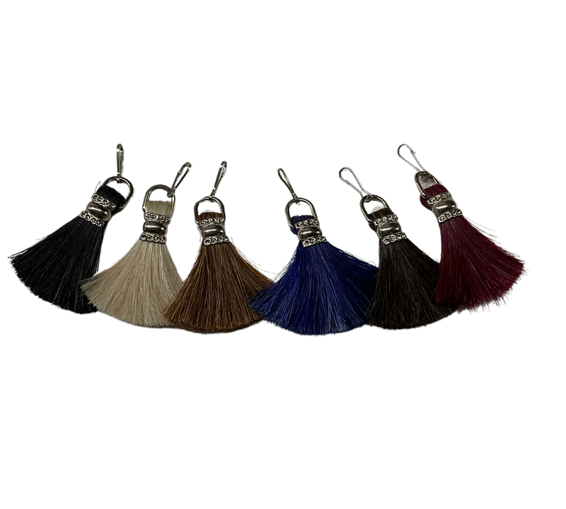 Horsehair Fan Zipper Pull