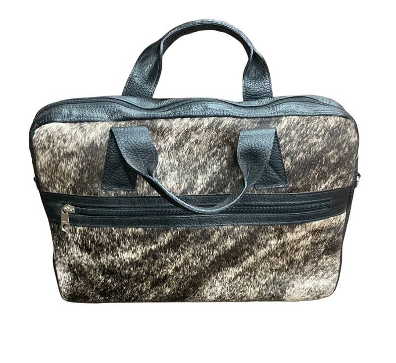 Black/Brown Brindle Laptop Bag
