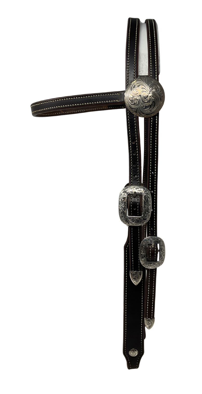Browband Oklahoma Buckles & Conchos
