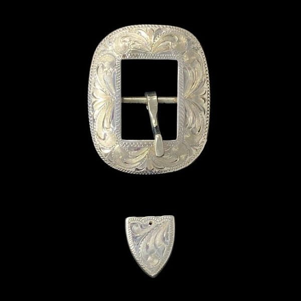 Durango Buckle Set- Silver Plate