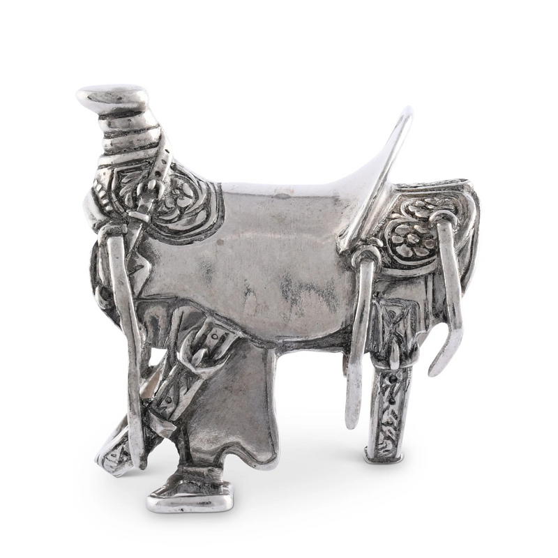 Western Frontier Pewter Cowboy Saddle Napkin Ring