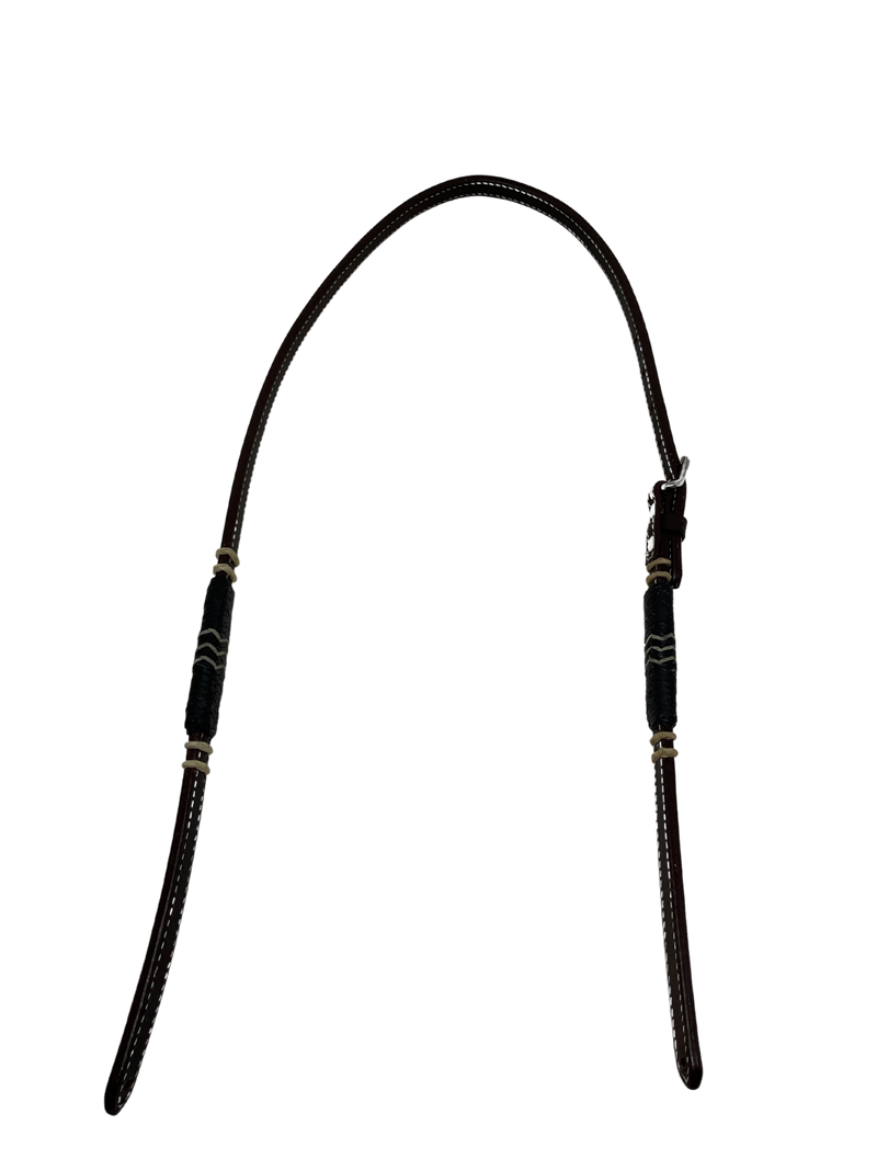 Leather Hanger w/Black Rawhide