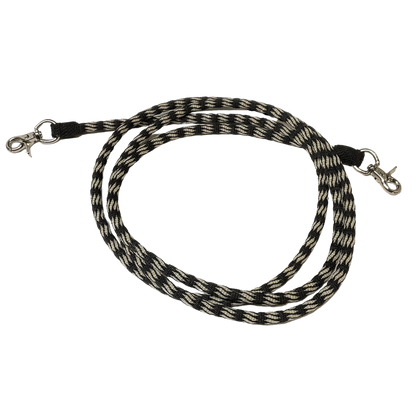 Hitched Horsehair Headstall w/Roping Reins & Nose Band