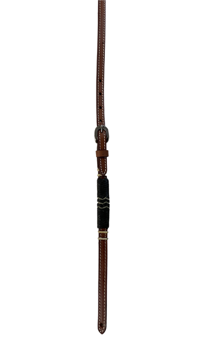 Leather Hanger w/Black Rawhide