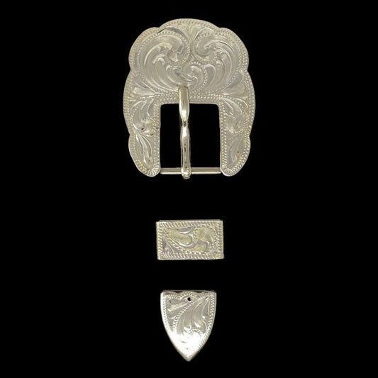 Tonapah Buckle Set- Silver Plate