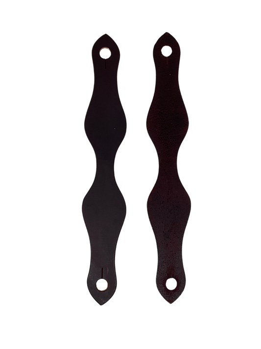 Long Belled Latigo Slobber Leather