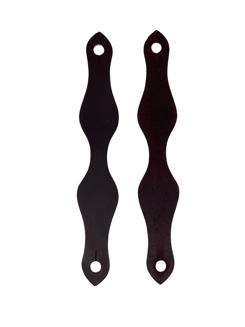 Long Belled Latigo Slobber Leather