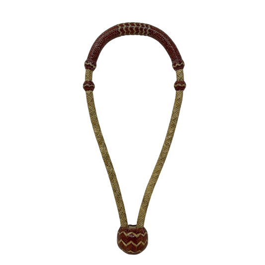 16 Plait 3/8" Bosalita Rawhide w/Accented Roohide