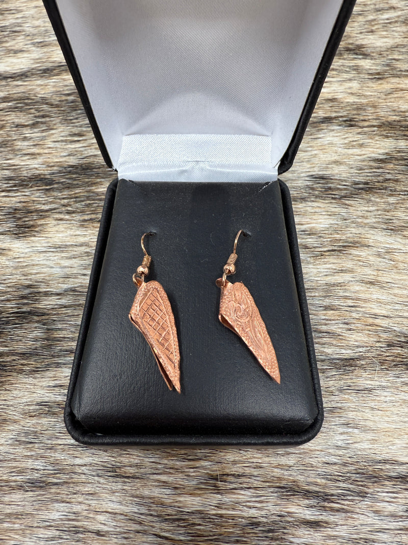 Copper Tapadero Earrings