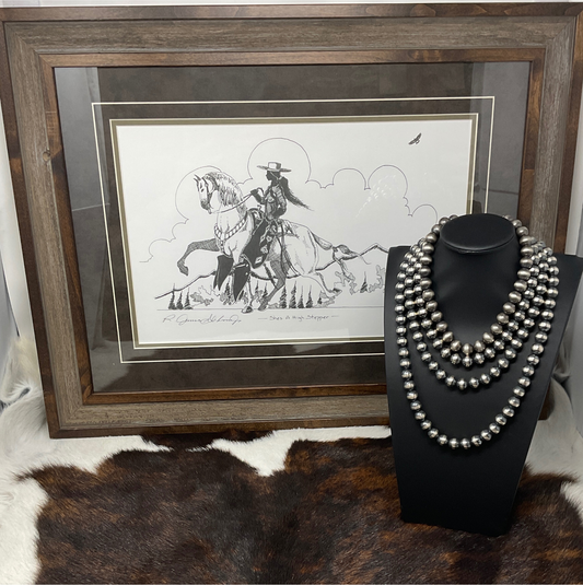 12mm Navajo Pearl Necklace