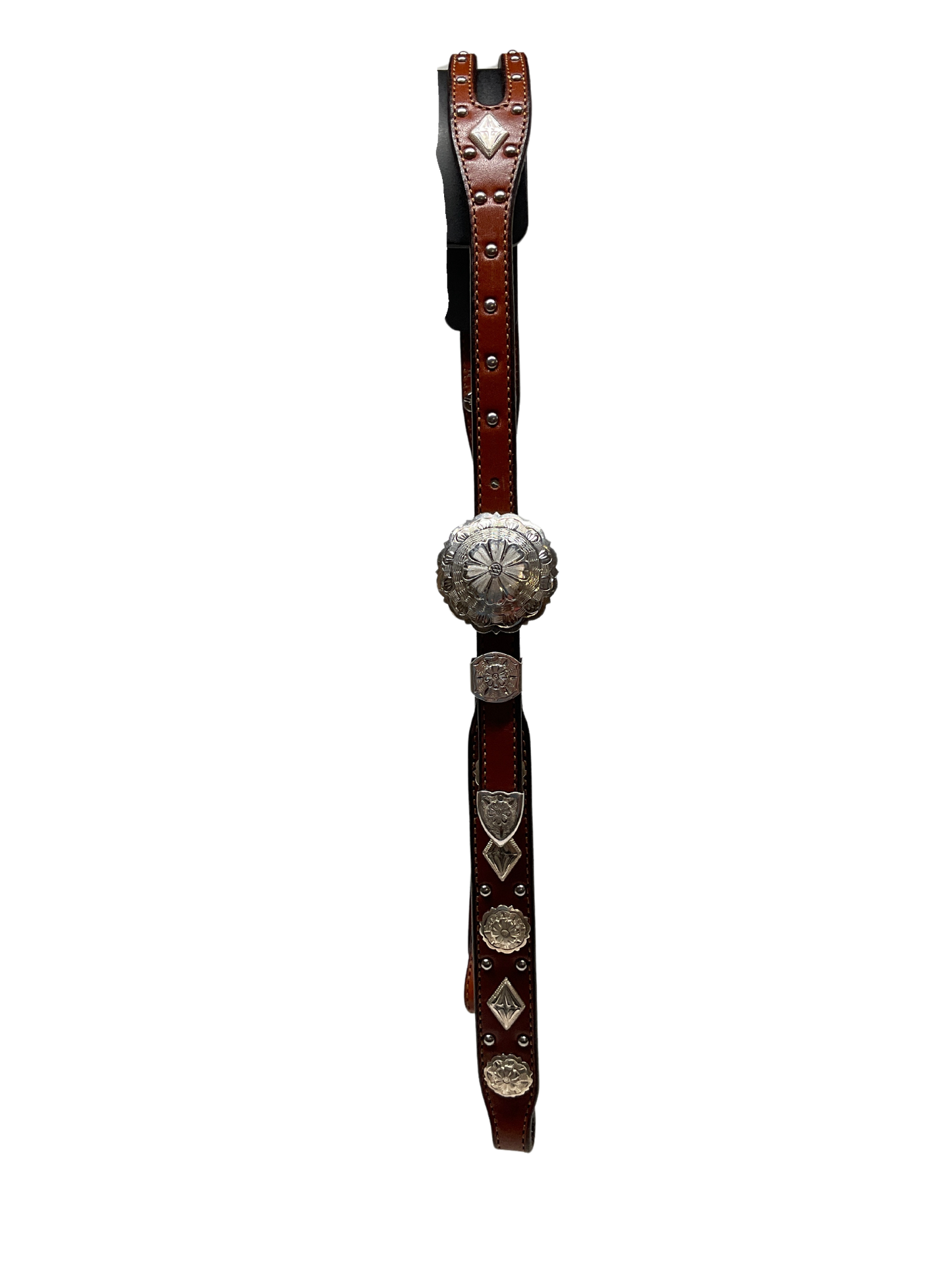 5/8" Shaped Split Ear Hansen Tahoe Buckles w/Dots & Conchos