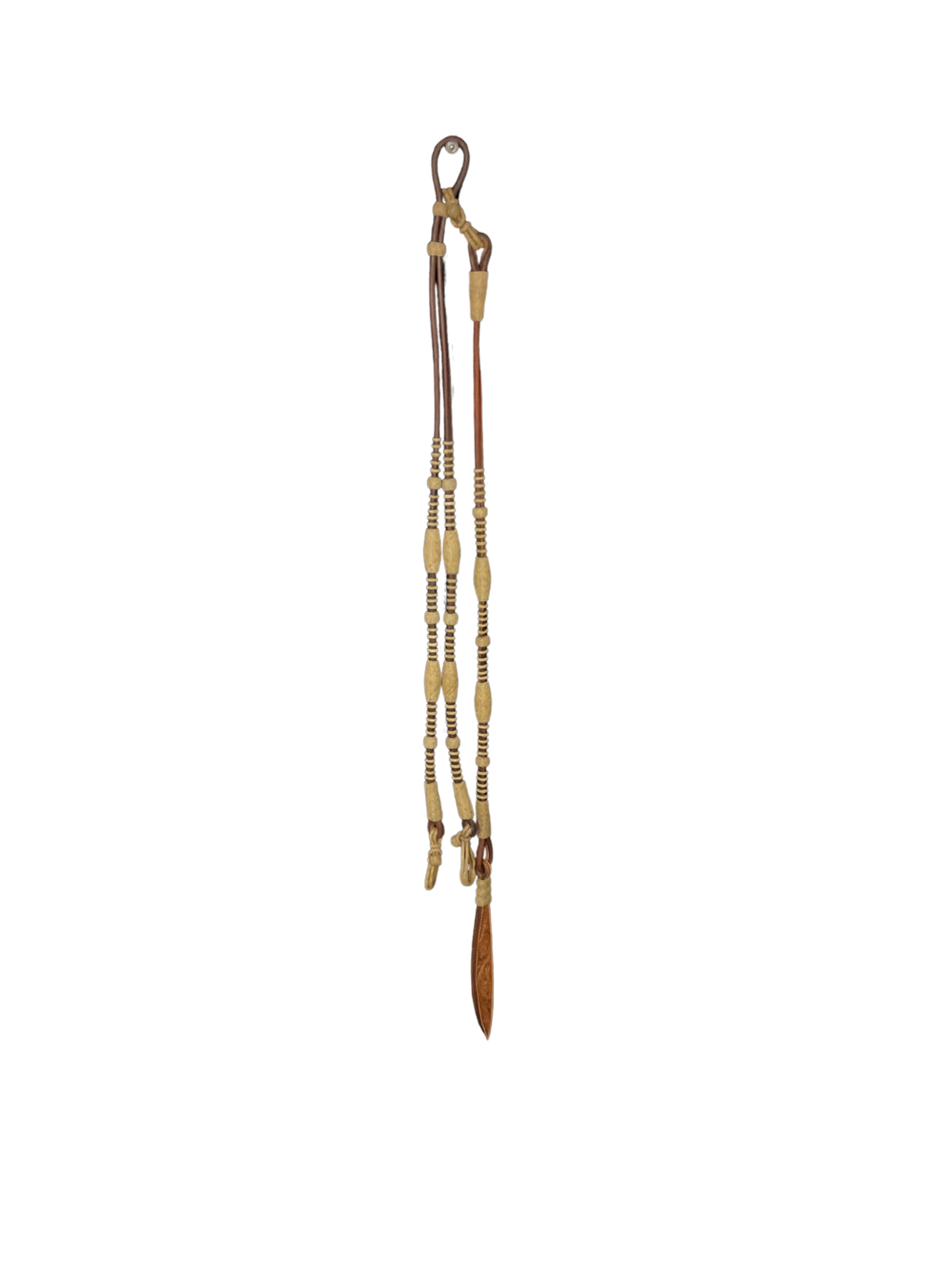Rolled Leather Romal Reins