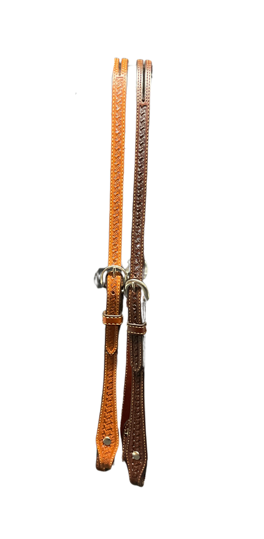 Split Ear Basket Stamped Headstall