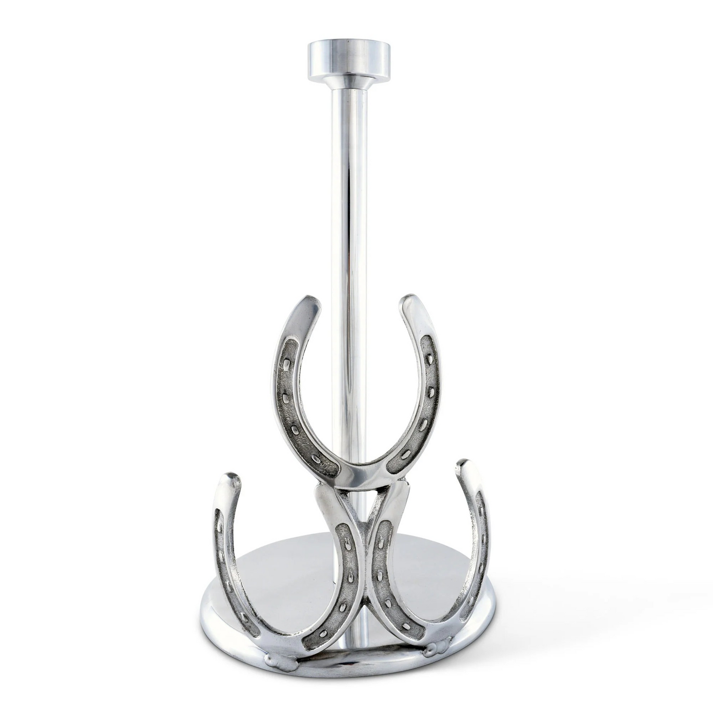 Aluminum Horseshoe Countertop Paper Towel Holder