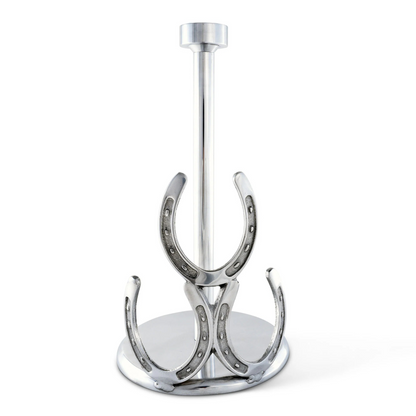 Aluminum Horseshoe Countertop Paper Towel Holder