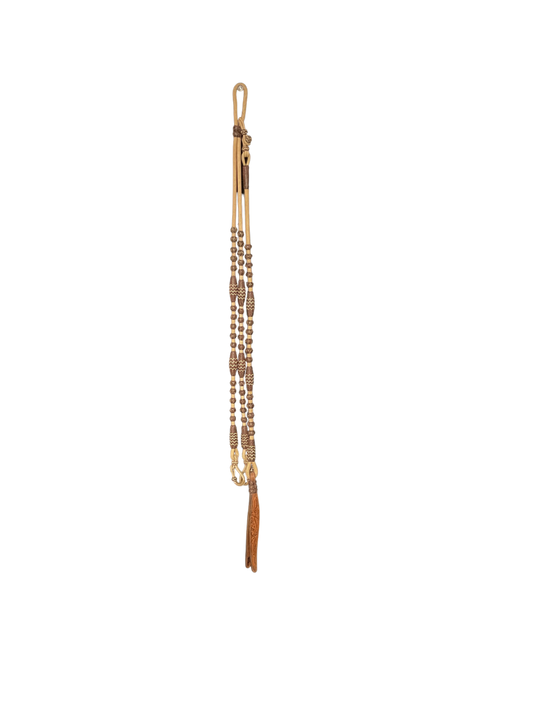 36 Plait Oklahoma Colored Buttons w/Accents Romal Reins