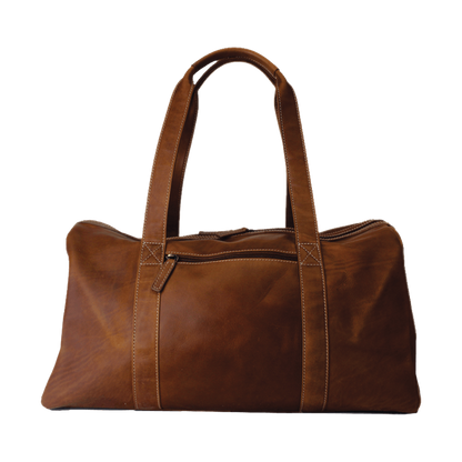 Rugged Earth Leather Duffle Bag