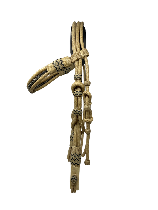 30 Plait Rawhide Browband w/ Accents