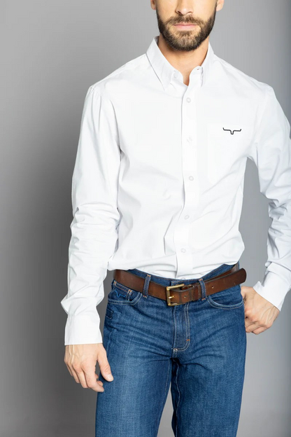 Kimes Dress Shirt- White