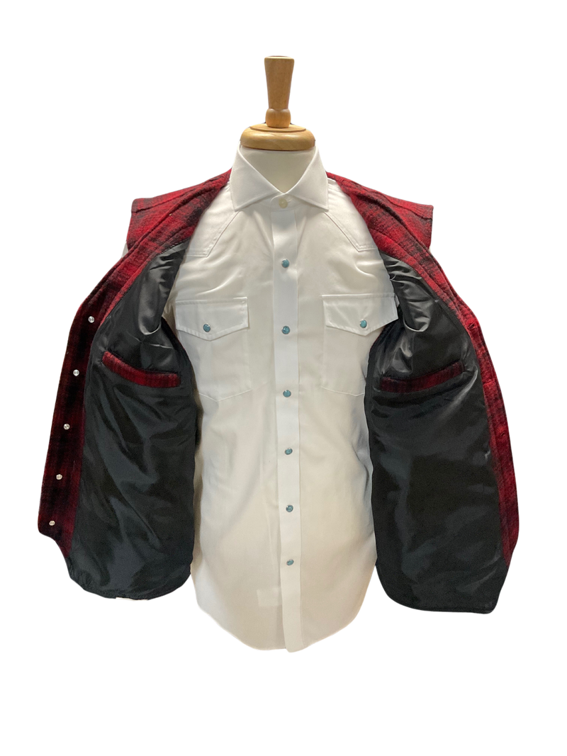 Men's Banker Vest Plaid