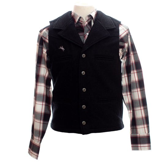 Men's Buckaroo Vest Black