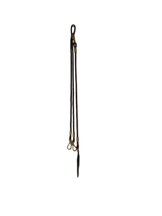 Rênes Romal en cuir de kangourou personnalisées Rênes Romal en cuir de kangourou personnalisées