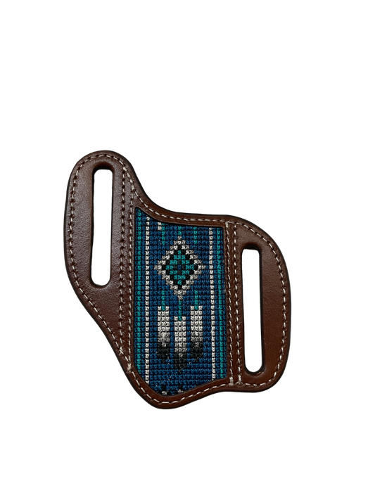 Southwest Inlay Crossdraw Knife Sheath