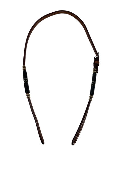 Leather Hanger w/Black Rawhide