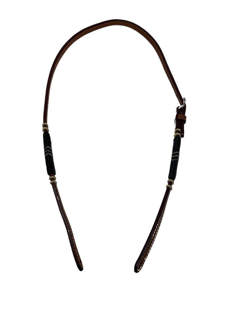 Leather Hanger w/Black Rawhide