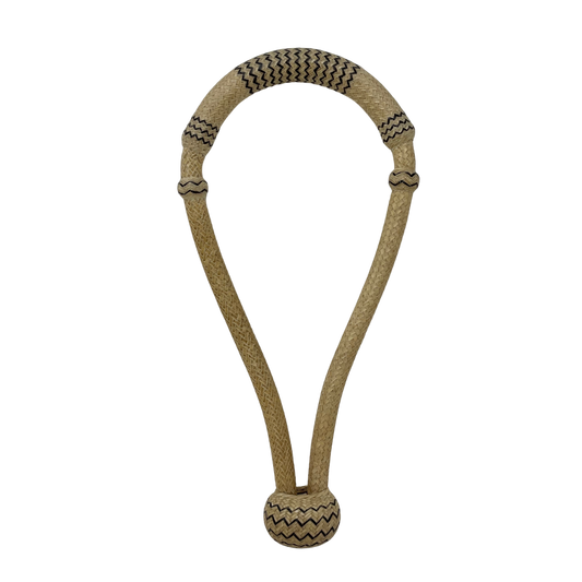 30 Plait 1/2" Rawhide w/Accents & Spacer Bosal