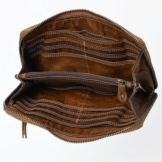 Woven Leather Wallet