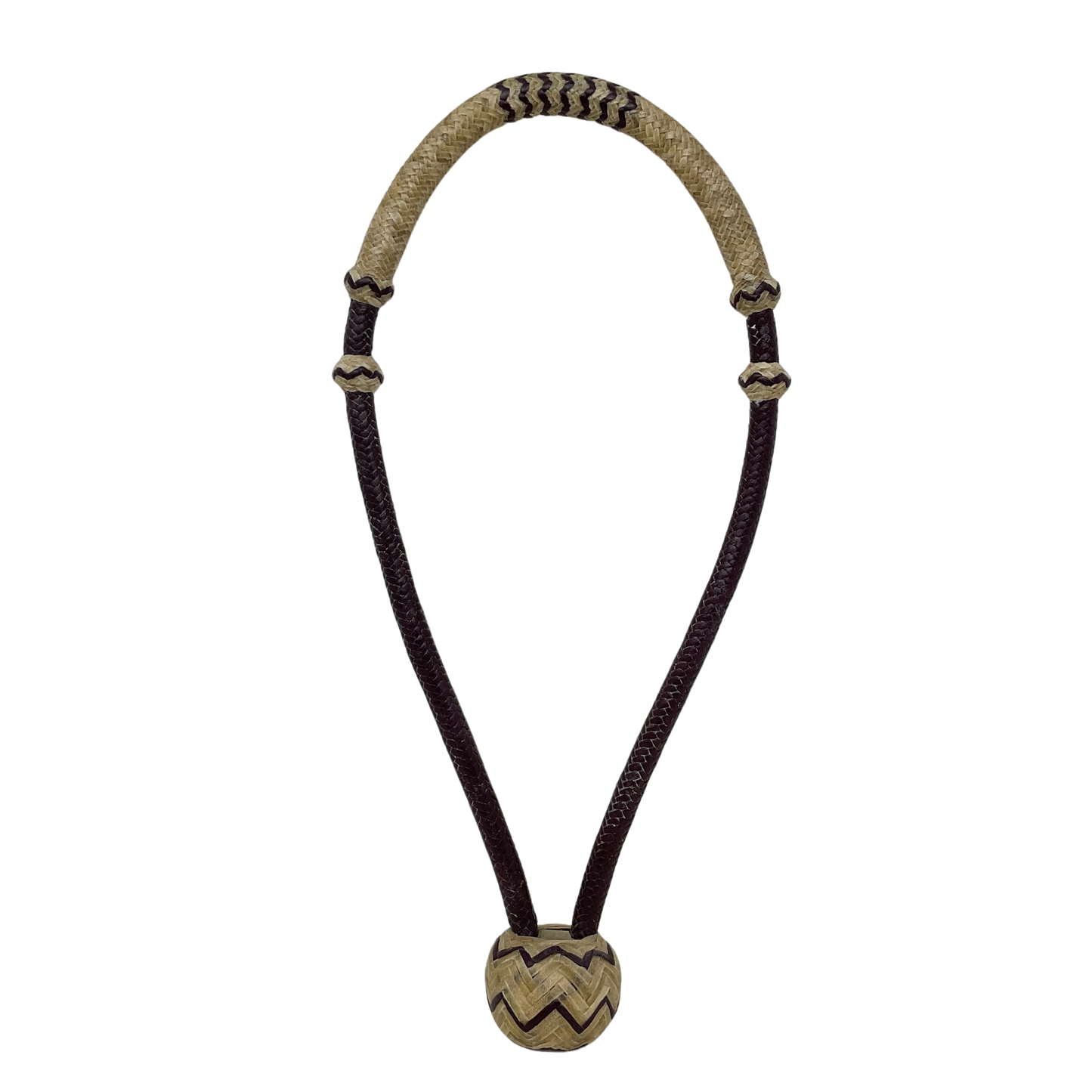 16 Plait Bosalita Latigo w/Accented Rawhide