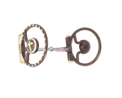 054 - D Ring Snaffle w/Cross