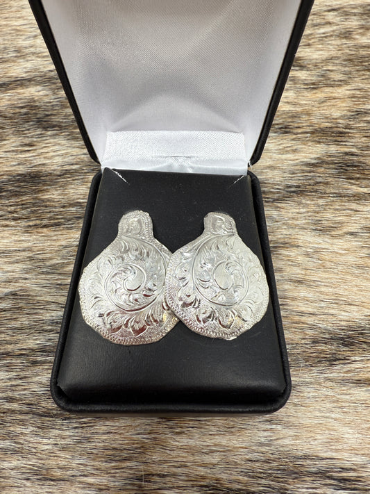 Round Tag Earrings