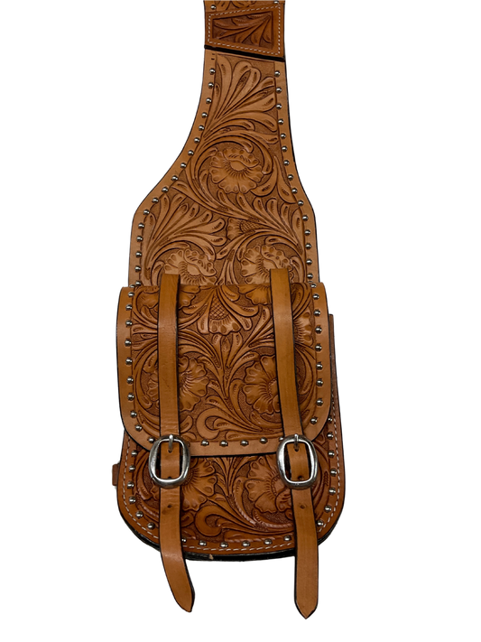 Medium Floral Bag with Dots