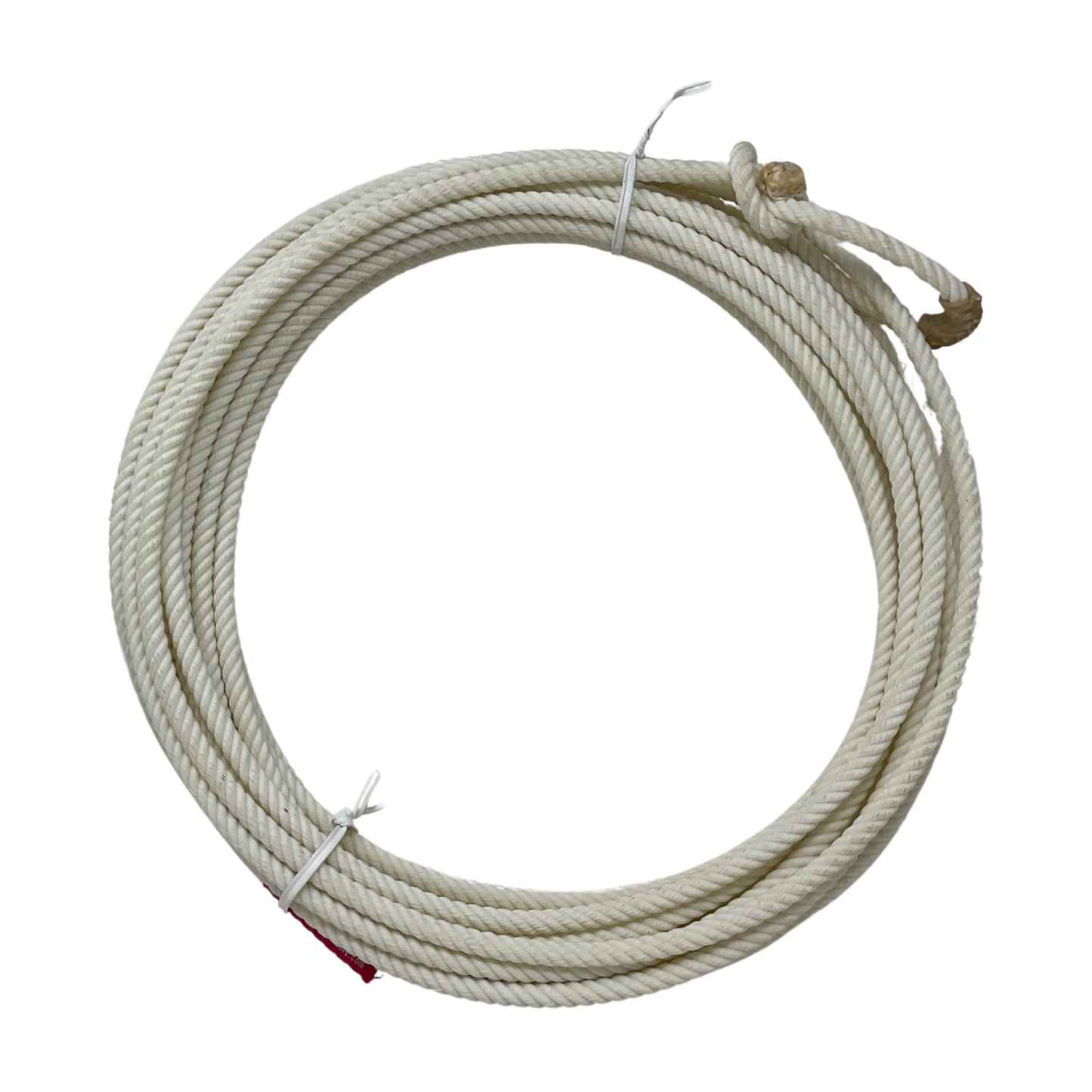 White 4st. 3/8" Poly Blend