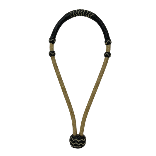 16 Plait Rawhide w/Black Bosalita