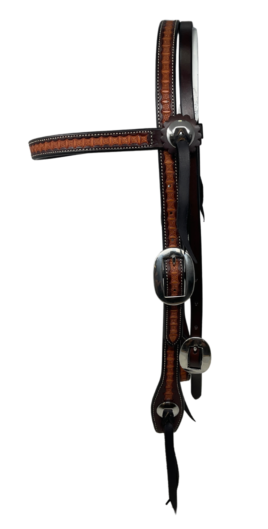 Dyed & Stamped Browband