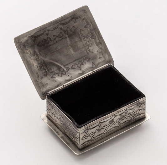 Small Rectangle Box w/Turquoise