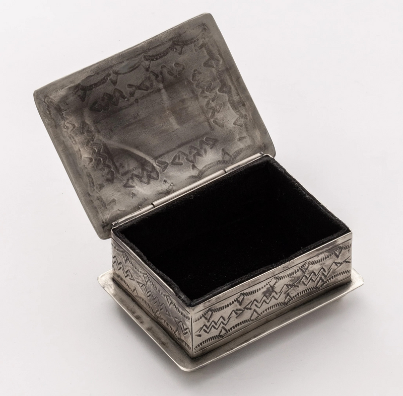 Small Rectangle Box w/Turquoise