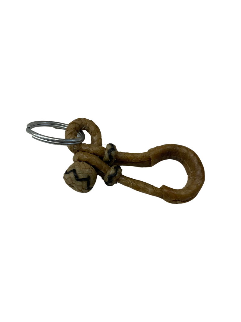 Rawhide Rein Connector Keychain