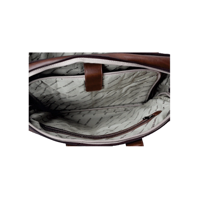 Rugged Earth Leather Laptop Bag